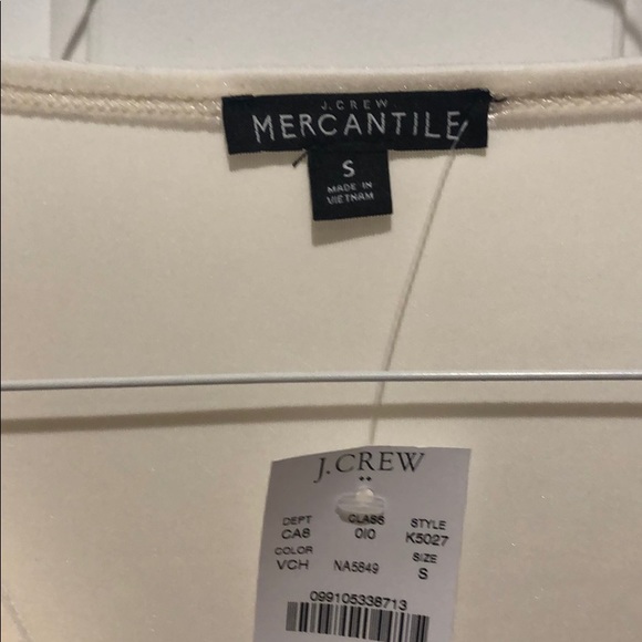 NWT J Crew Velvet V Neck - Picture 2 of 3